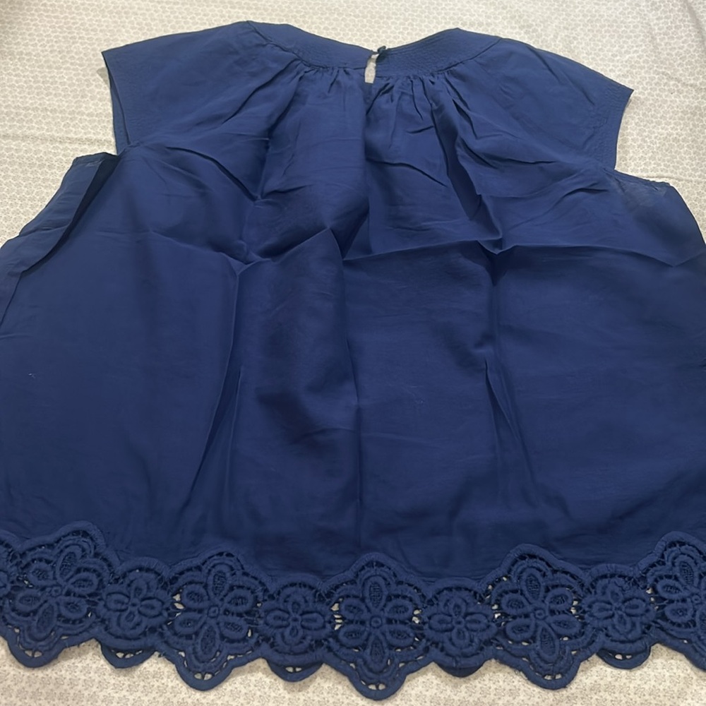 Madewell Sleeveless Top Navy S 100% cotton - Picture 4 of 4